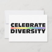Celebrate-Diversity Einladung (Vorderseite)
