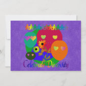 Celebrate-Diversity Einladung (Vorderseite)