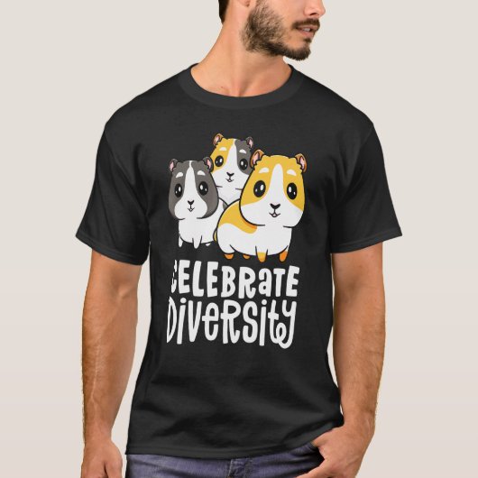Celebrate Diversity For Guinea Pig Women T-Shirt (Vorderseite)