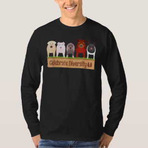 Celebrate Diversity für Schweinezucht T-Shirt