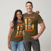 Celebrate Diversity Handwerk Bier T-Shirt trinken (Unisex)
