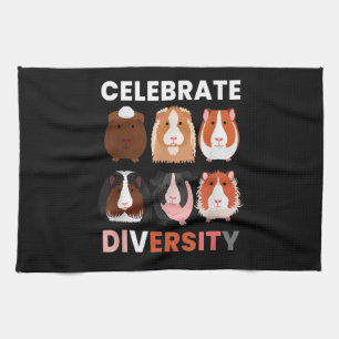 Celebrate Diversity I Rodent Animal Sweet Guinea Geschirrtuch