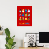 Celebrate Diversity Multikulturelle Tage Kinderpos Poster (Heimbüro)