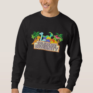 Celebrate Diversity Paläontologe Gear Dinosaurier Sweatshirt