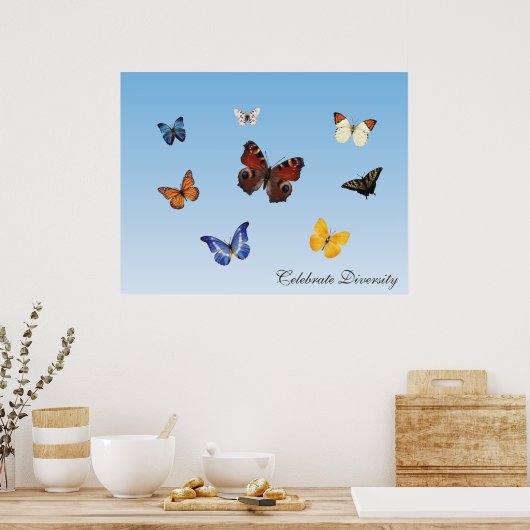 Celebrate Diversity Poster (Küche)