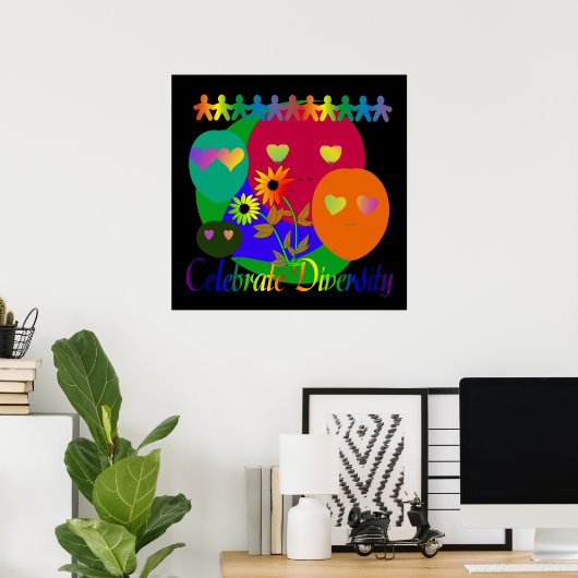 Celebrate Diversity Poster (Heimbüro)