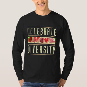 Celebrate Diversity Steak Meme Bekleidungsarten T-Shirt