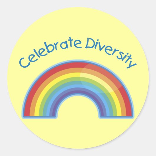 Celebrate Diversity Stickers (Vorderseite)