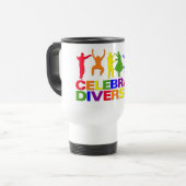 Celebrate Diversity Tasse (Vorderseite Links)