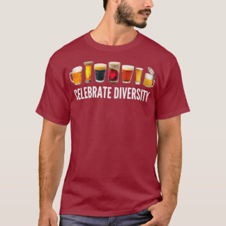Celebrate Diversity TShirt Craft Bierfahnen