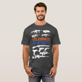 Celebrate Diversity Verschiedene    GunGun-Liebhab T-Shirt (Vorne ganz)