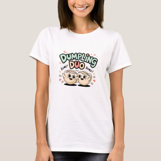 Celebrate Dumplings mit Fun Designs T-Shirt (Vorderseite)