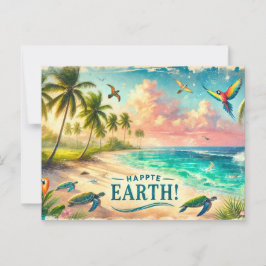 Celebrate Earth, 22. April Postkarte