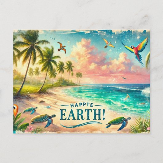 Celebrate Earth, 22. April Postkarte (Vorderseite)