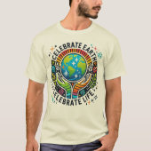 Celebrate Earth, Celebrate Life Men's Basic T-Shirt (Vorderseite)
