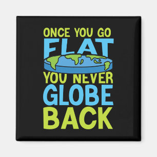 Celebrate Earth Day Flat Earth Theory Magnet