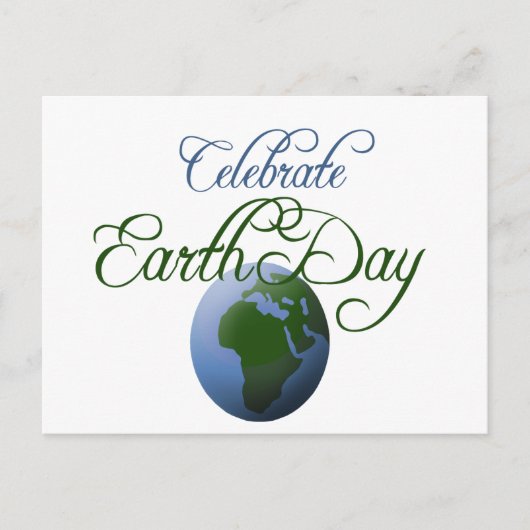 Celebrate Earth Day Postkarte (Vorderseite)