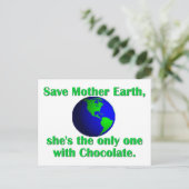 Celebrate Earth Day Postkarte (Stehend Vorderseite)