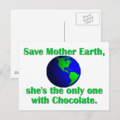 Celebrate Earth Day Postkarte (Vorne/Hinten)