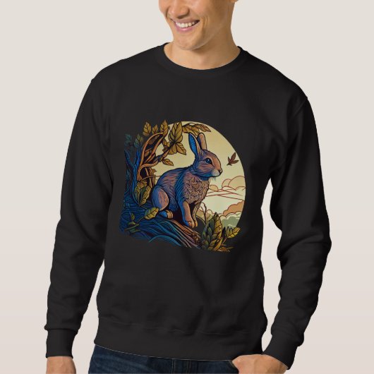 Celebrate Easter in style with This festive Bunny Sweatshirt (Vorderseite)