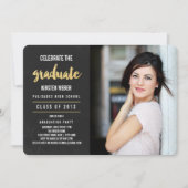 Celebrate | Einladung der Foto Graduation Party (Vorderseite)