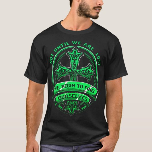 Celebrate Erholung Christlich Cross Quote Apparel T-Shirt (Vorderseite)