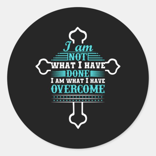 Celebrate Erholung Christliche Kirche Runder Aufkleber (Vorderseite)