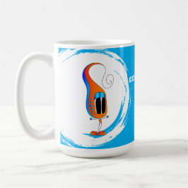 Celebrate Every Day Colorful Cartoon Kaffeetasse