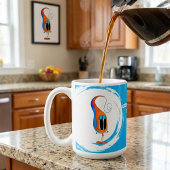 Celebrate Every Day Colorful Cartoon Kaffeetasse