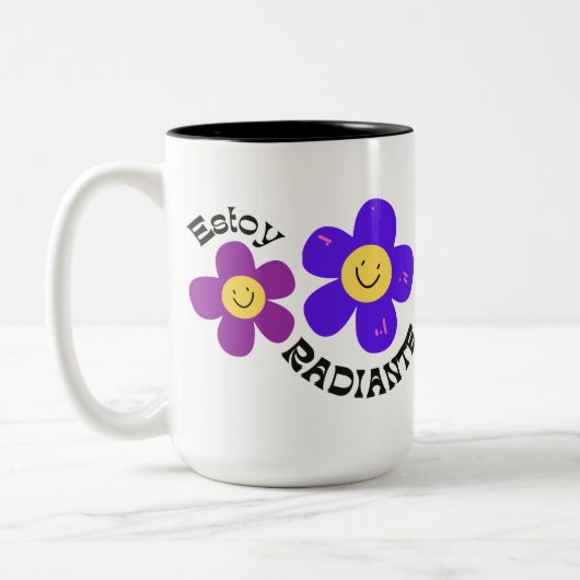 celebrate every moment with our coffee cup zweifarbige tasse (Links)
