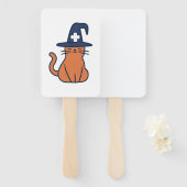 Celebrate Fall mit Feline Drehung - One Spooky Nu Fächer (Vorne und Hinten)