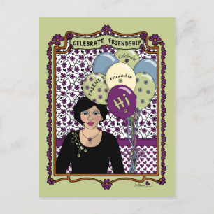 Celebrate Friendship_A_ Postcard Postkarte