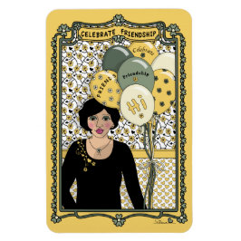 Celebrate Friendship_C_4x6 Kühlschrank Magnet