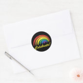 Celebrate Gay Pride Abstrakt Rainbow Stickers (Umschlag)