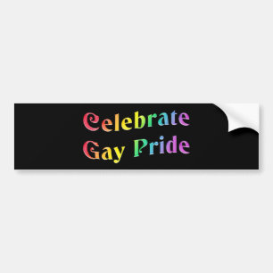 Celebrate Gay Pride Autoaufkleber
