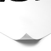 Celebrate Goat Times Positive Animal Puff Poster (Ecke)