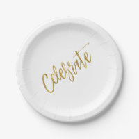 Celebrate Gold Foil