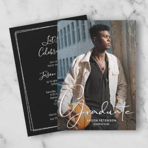 Celebrate Graduate Foto Abschluss Ankündigung