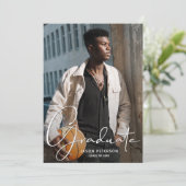 Celebrate Graduate Foto Party Einladungen (Stehend Vorderseite)