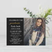 Celebrate Graduation Party Einladung (Stehend Vorderseite)