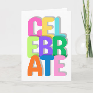 Celebrate Greeting Card (All Occasions) Karte