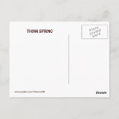 Celebrate Groundhog Day Postcard Postkarte (Rückseite)