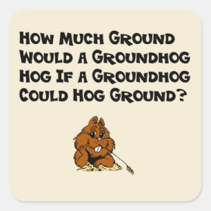 Celebrate Groundhog Day Sticker