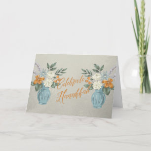 Celebrate Hanukkah Blank Karte