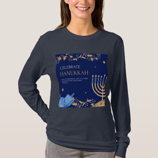 Celebrate Hanukkah T-Shirt (Vorderseite)