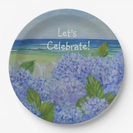 Celebrate Hydrangea Beach Pappteller