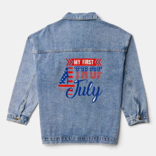 Celebrate in Style: Amerikanische Unabhängigkeitst Jeansjacke