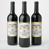Celebrate in Style: Customizable Wine Bottle Label Weinetikett (Flaschen)