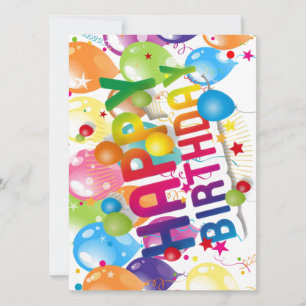 "Celebrate in Style: Happy Birthday Postcard" Feiertagskarte