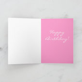 Celebrate in Style Martini Birthday Karte (Innenseite)